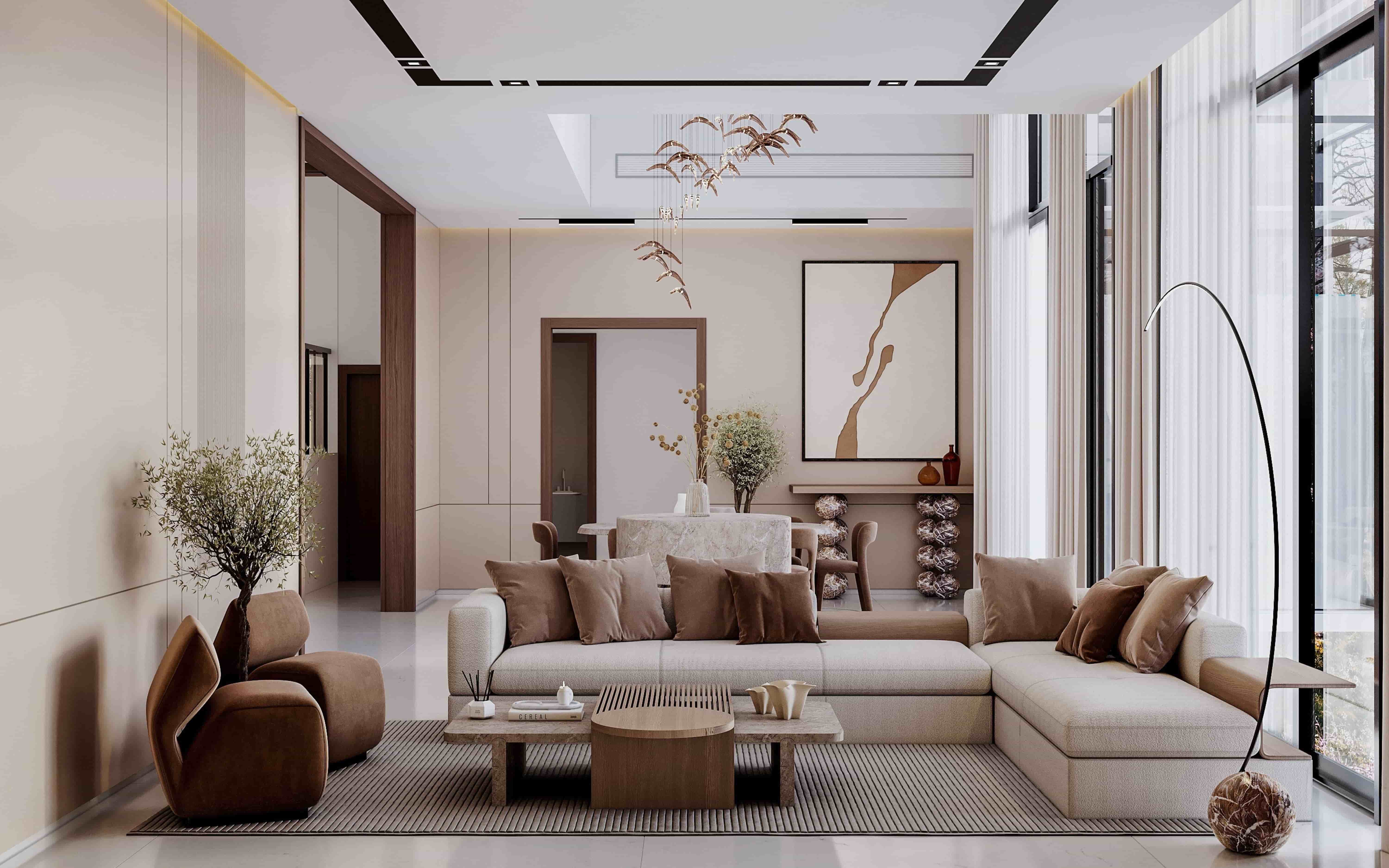 Andalus apartment warm living room